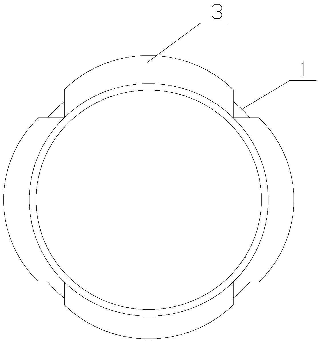 Automatic opening locking pipeline connecting mechanism