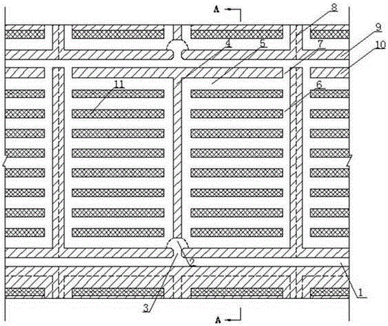 Room-and-pillar mining method for mining gentle dip thin ore body