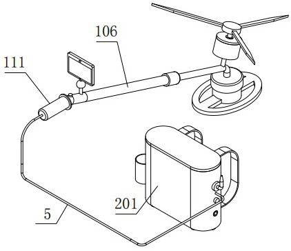 Natural resource detection device and detection method