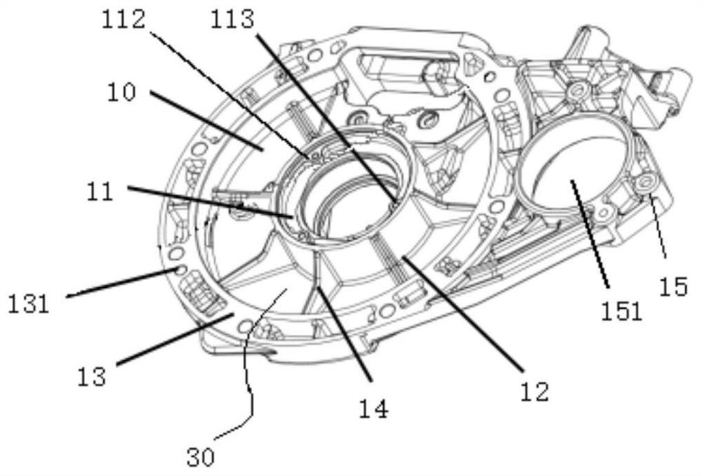 Motor end cover and motor with same