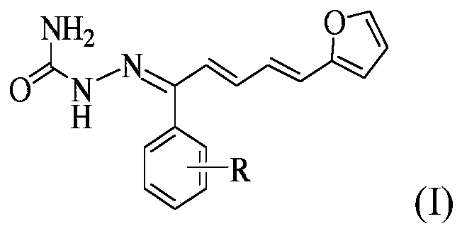 1-(2-furyl)-1,3-pentadiene compound and its preparation method and application