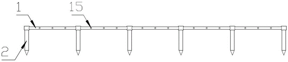 Seed afforestation rope and barren mountain afforestation method