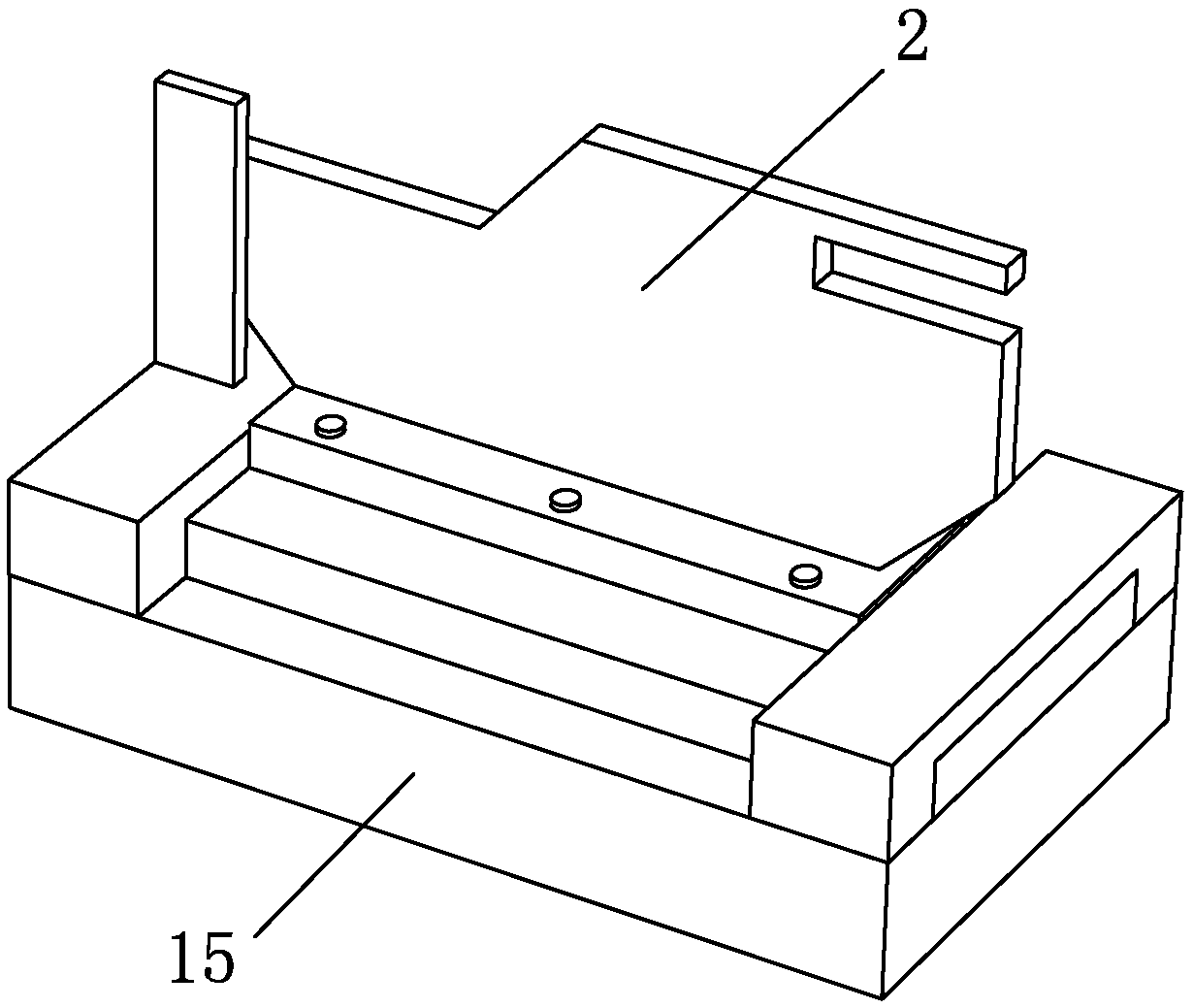 Construction method of stable gabion stone cage retaining wall