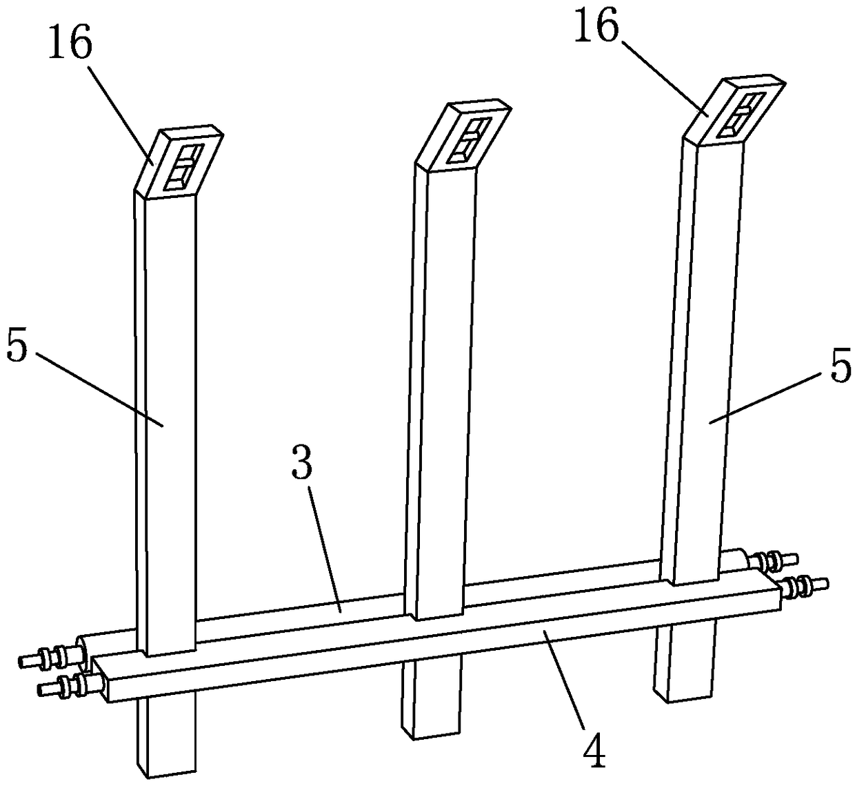 Construction method of stable gabion stone cage retaining wall