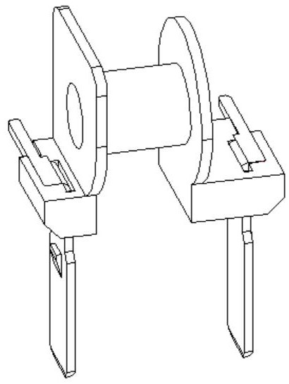 An integrated device for terminal insertion and cutting of coil electronic products