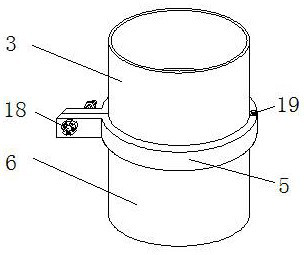 Drainage chest tube with potential safety hazard early warning mechanism