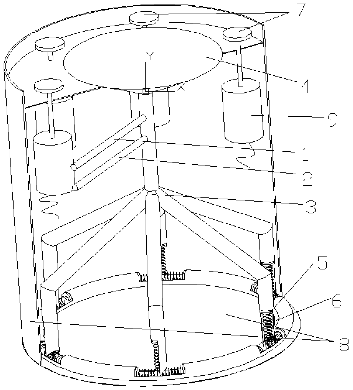 Recoil-free netting cleaning plate