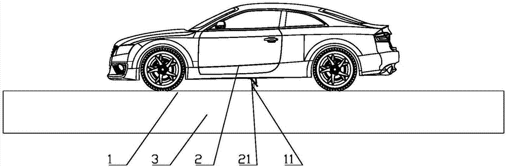 Pack mobile electricity brushing charging device capable of achieving infinite long-distance endurance for electric car