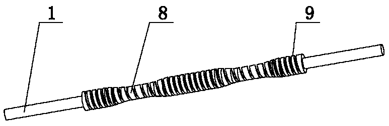 A molding method for processing complex variable cross-section small-sized pipes