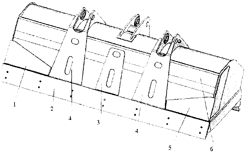 Method for realizing abrasion proof treatment to loader hopper and special welding wire thereof