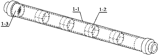 Pipeline bio-membrane reactor with detachable inner body