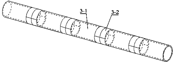 Pipeline bio-membrane reactor with detachable inner body