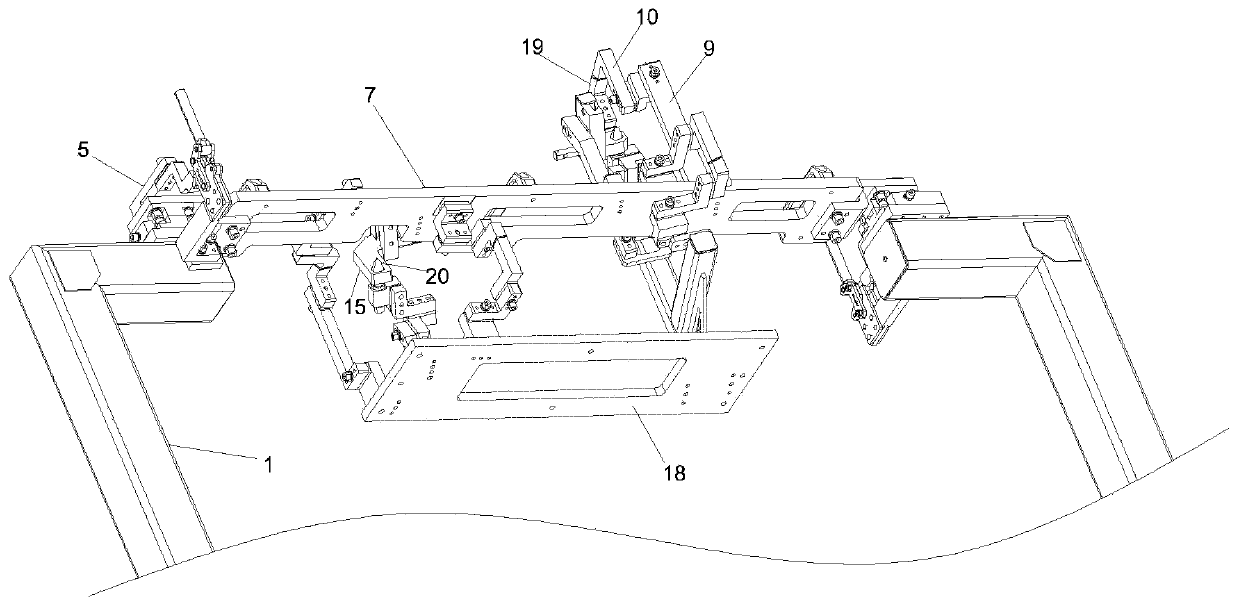 Consistency quality inspection device for conveying trolley