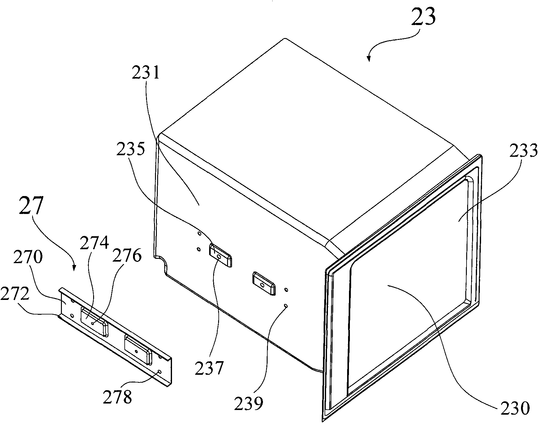 Refrigeration equipment and positioning structure for assembling reinforcer on inner container of refrigeration equipment