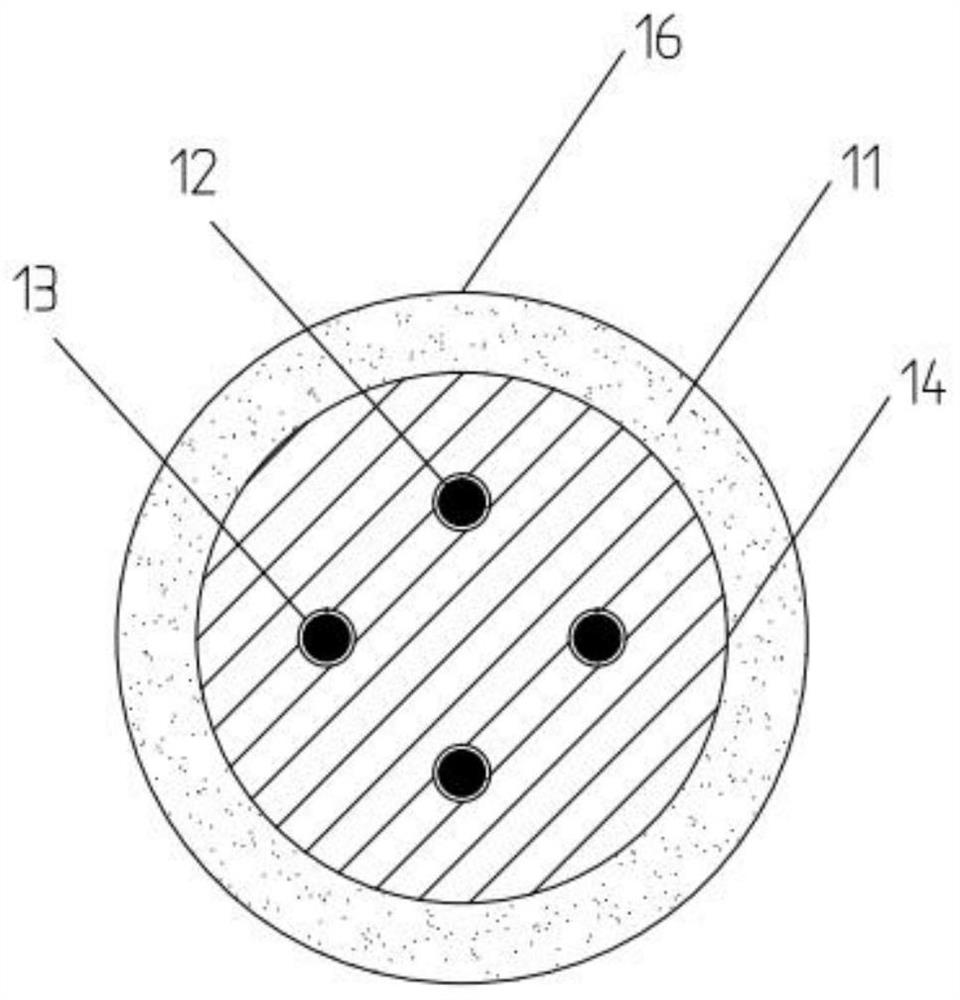 A test method for detecting the compressive bearing capacity of the grouting body at the end of a recoverable bolt