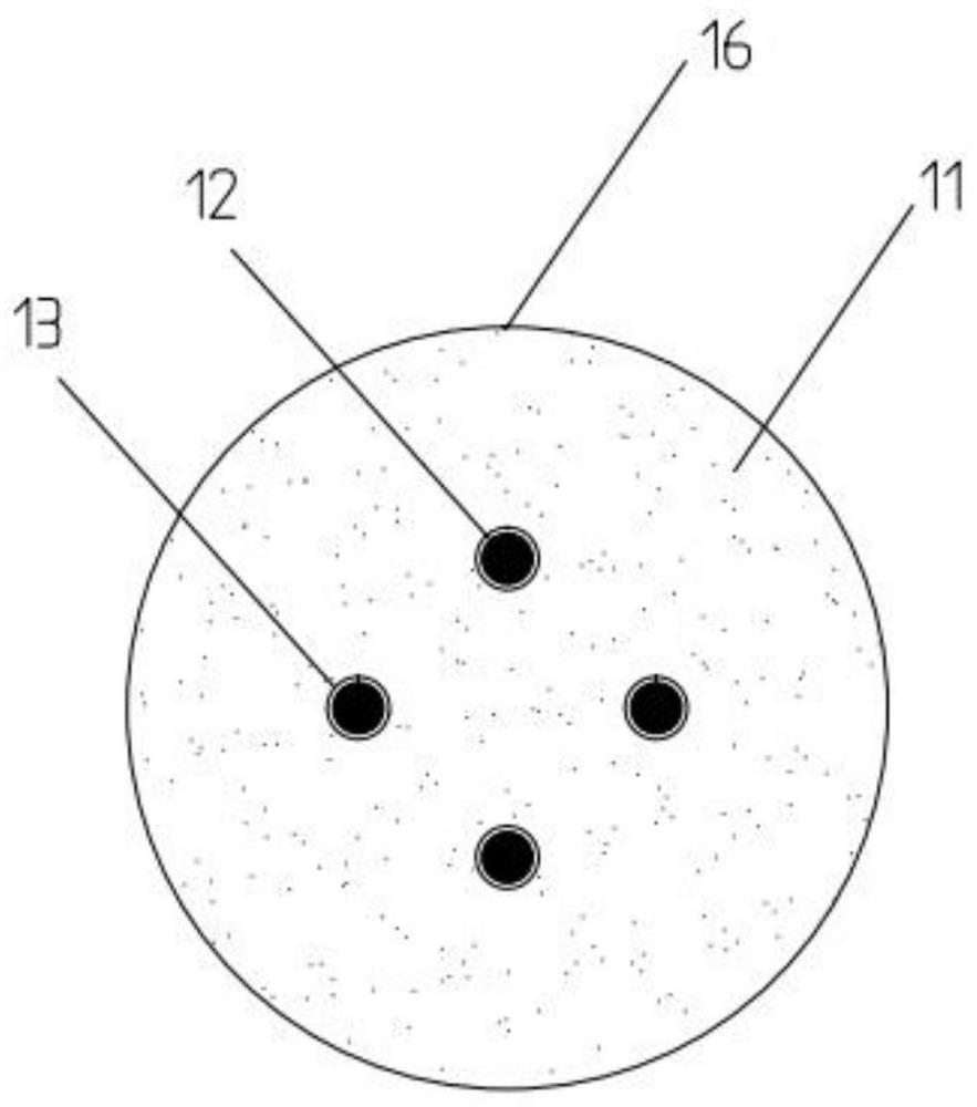 A test method for detecting the compressive bearing capacity of the grouting body at the end of a recoverable bolt