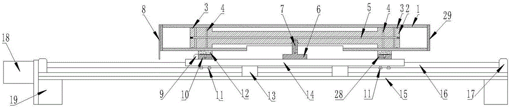 Long-distance constant force output air flotation device