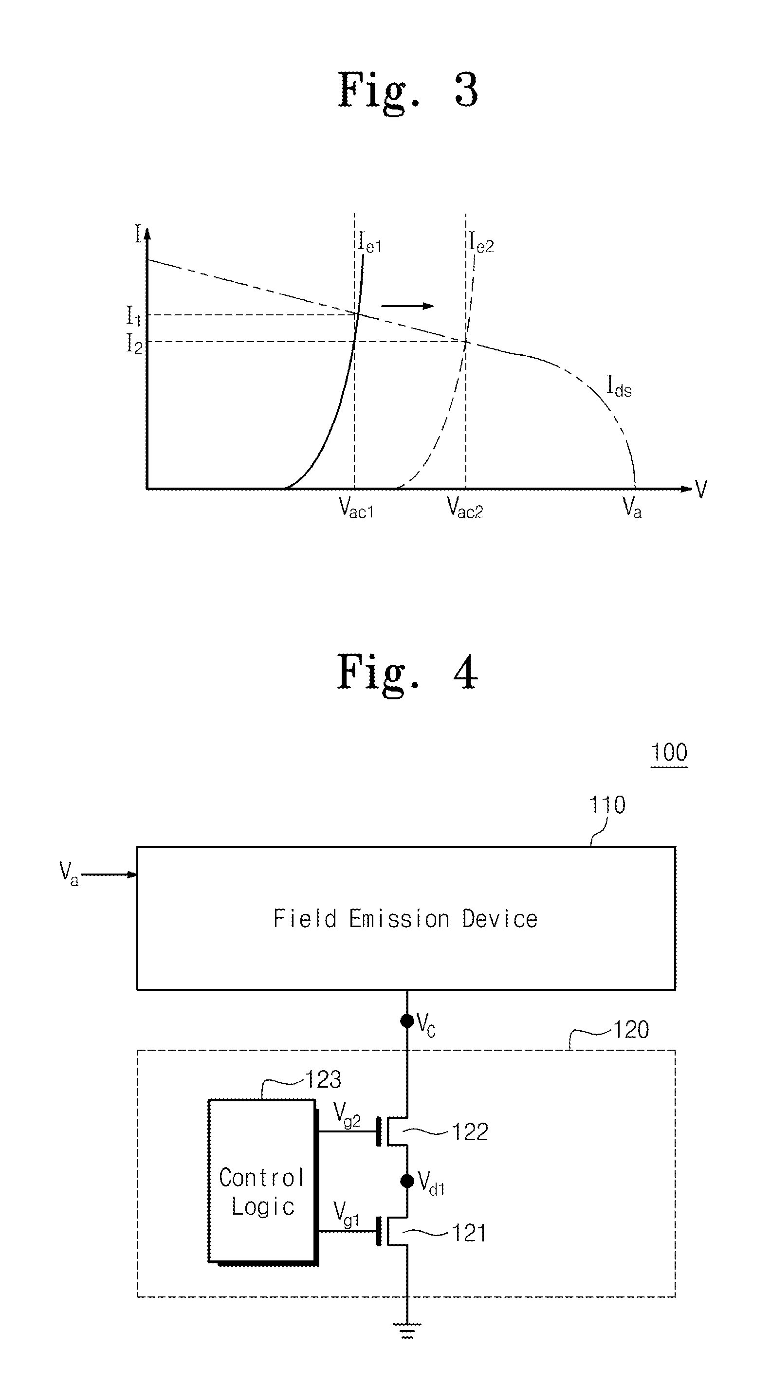 Current controlling device and electric field emission system including the same