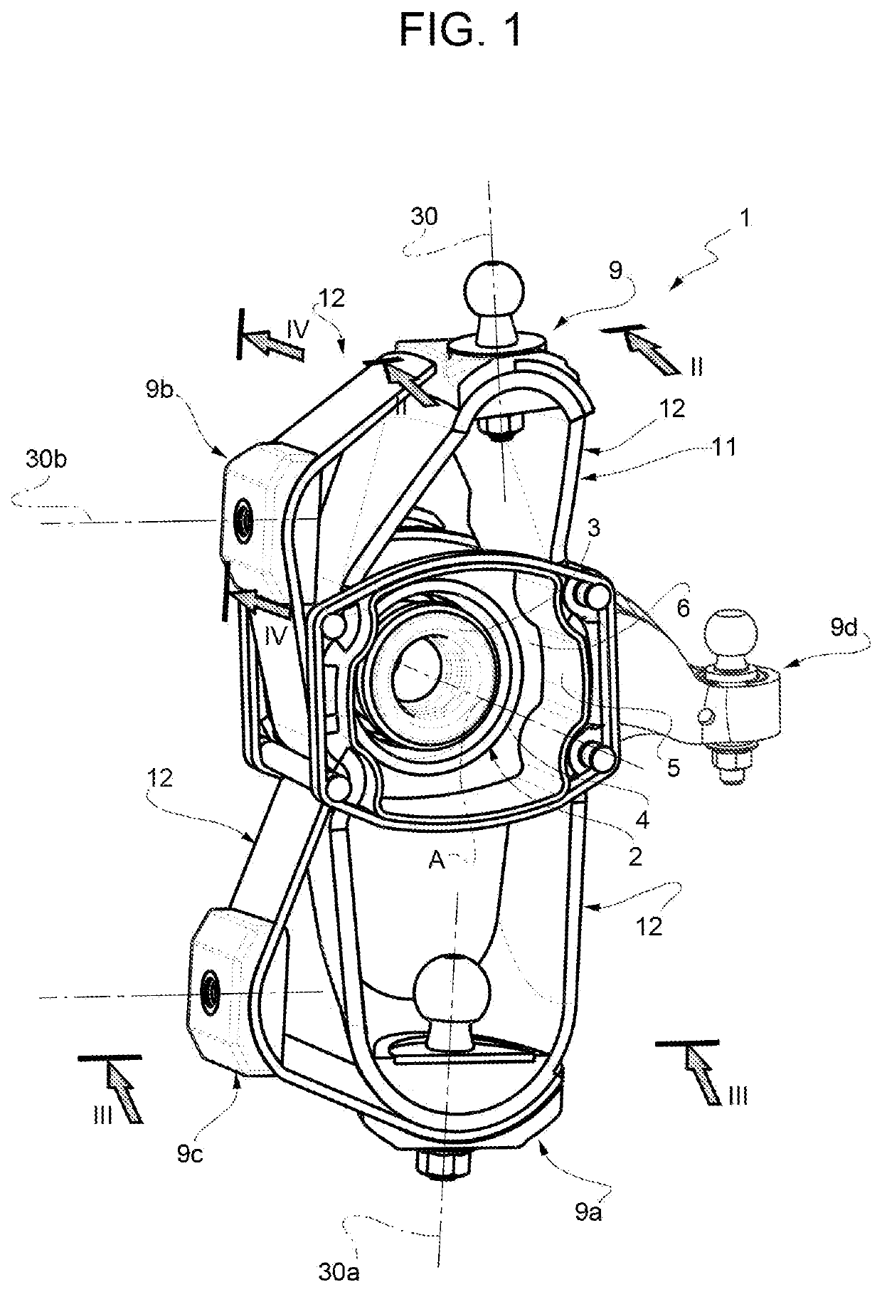 Attachment interface for connecting a vehicle composite component