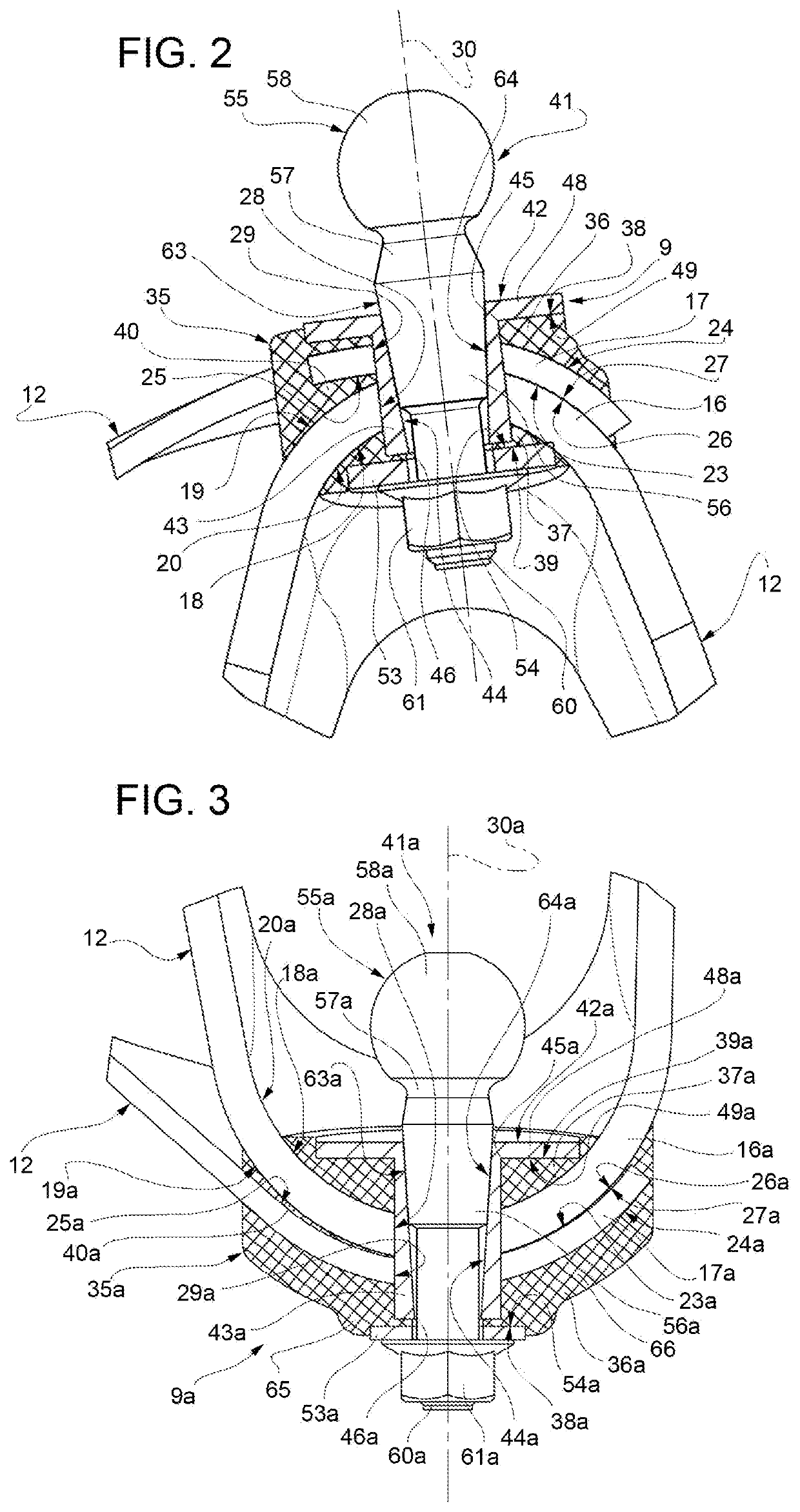 Attachment interface for connecting a vehicle composite component