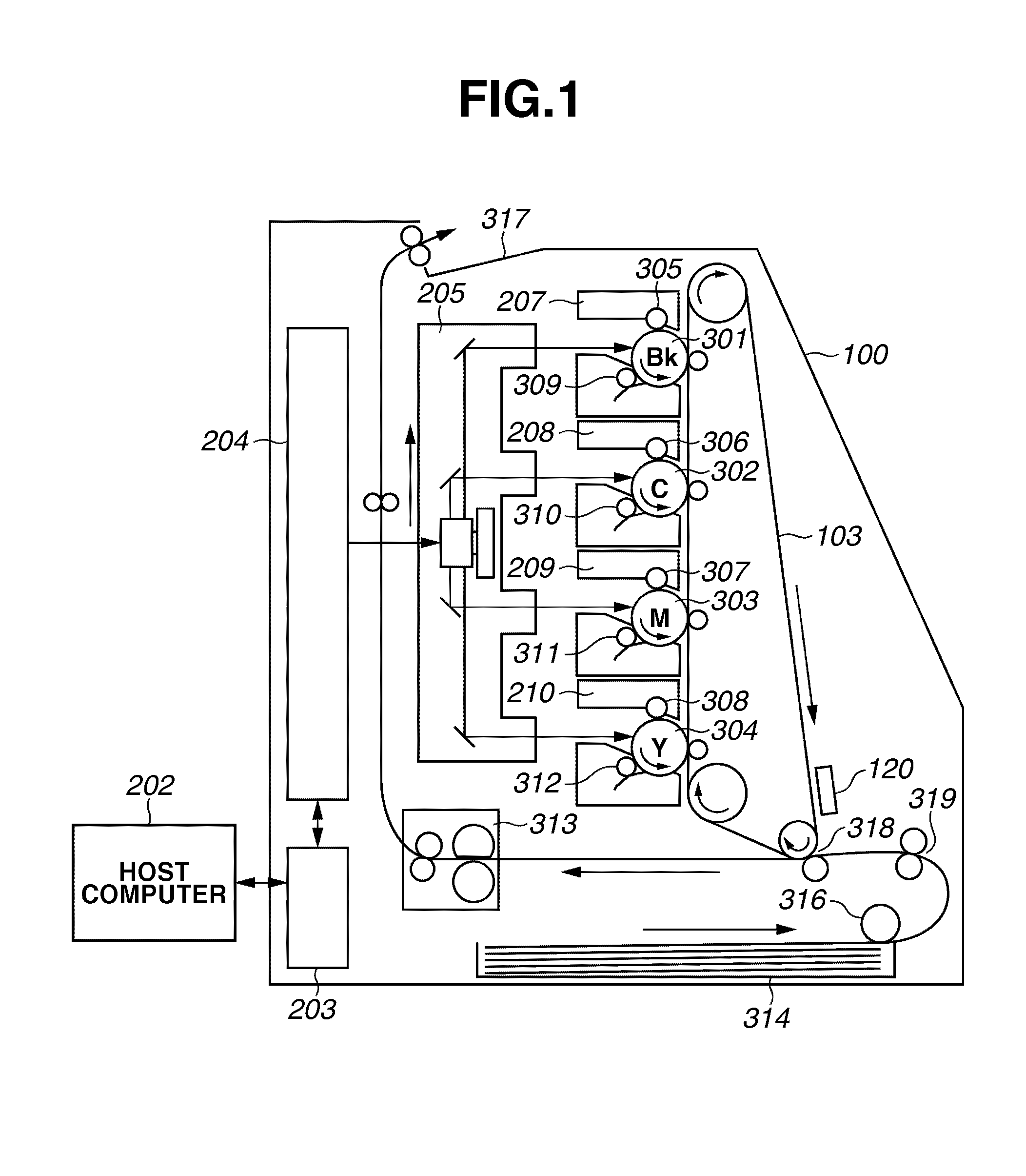 Color image forming apparatus and color misregistration correction method therefor