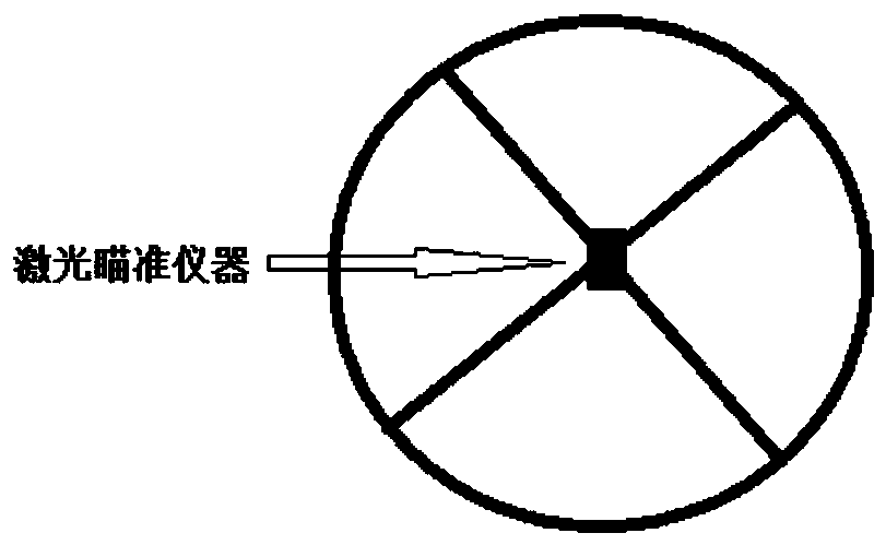 Precise positioning and measuring method for constructing cast-in-situ bored pile