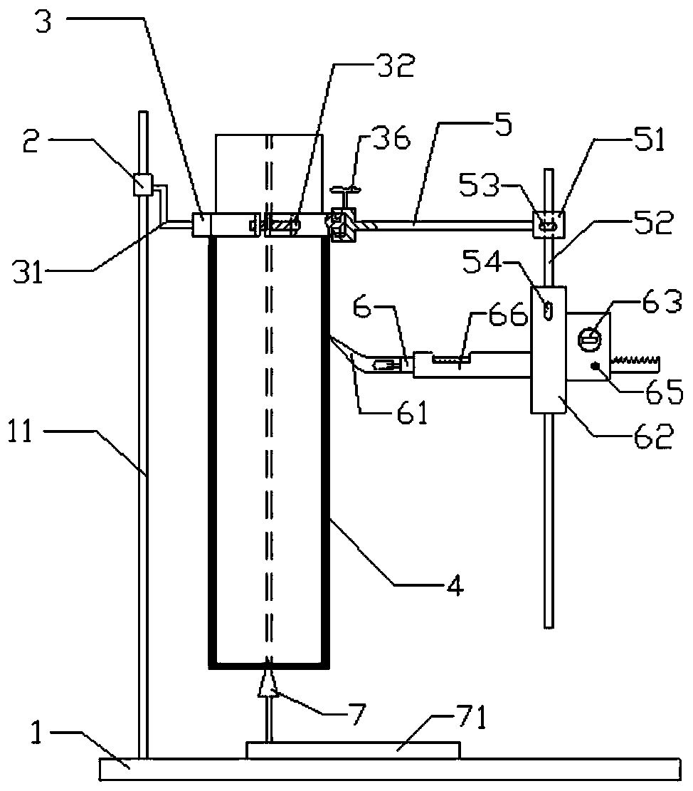 Multi-directional accurate thickness measurement and sampling device and method for cold finger surface wax deposits