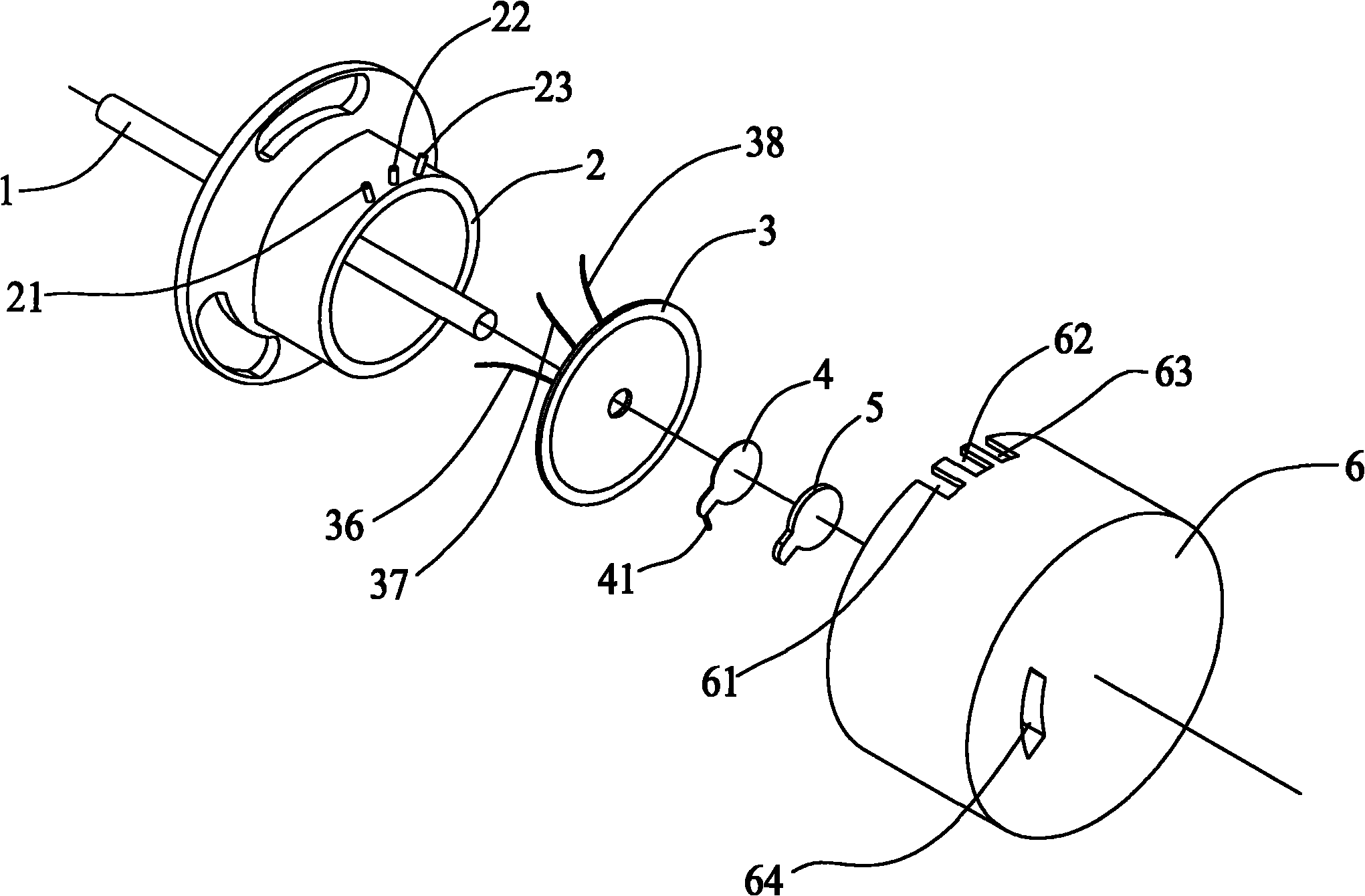 Angular displacement sensor