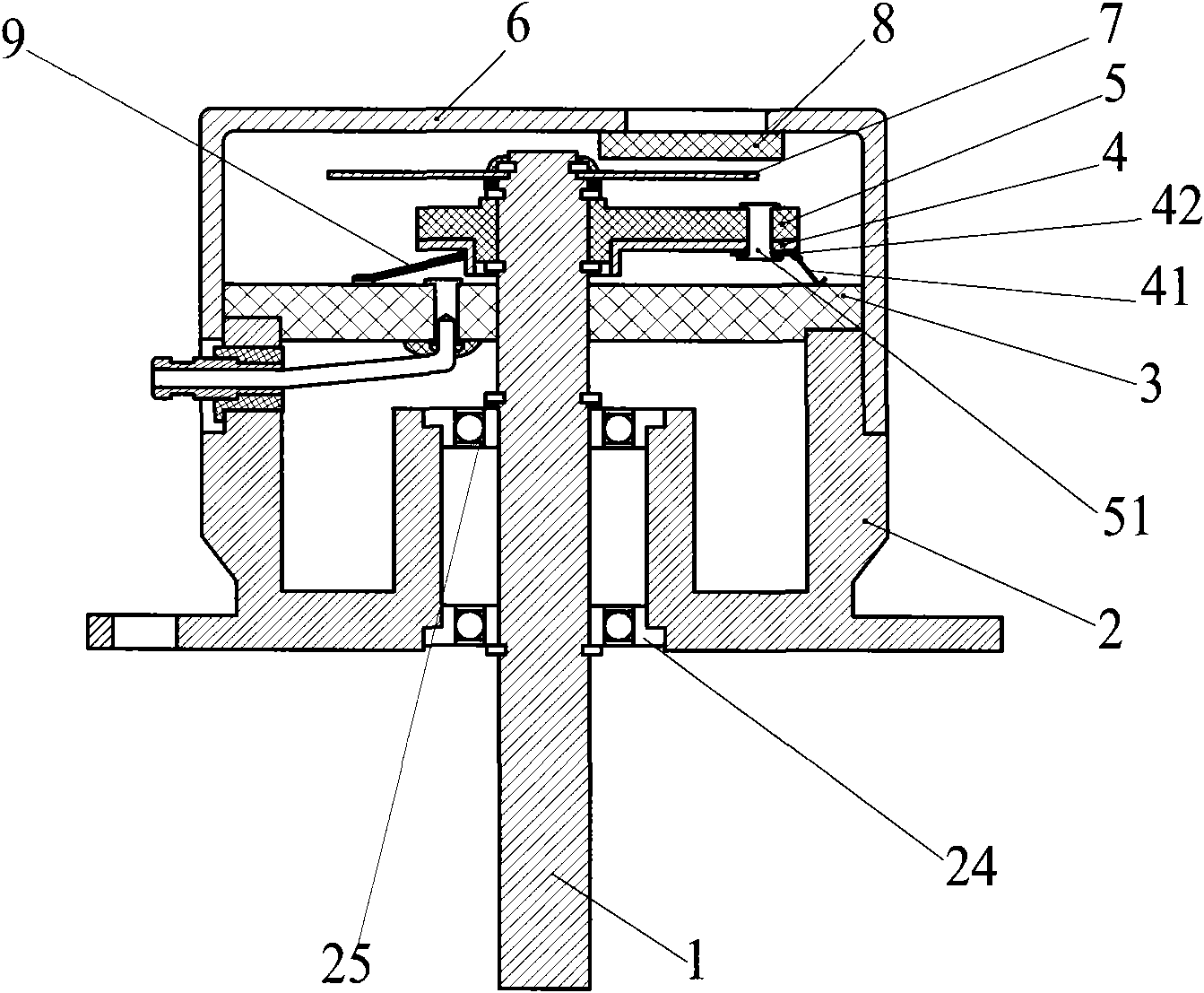 Angular displacement sensor