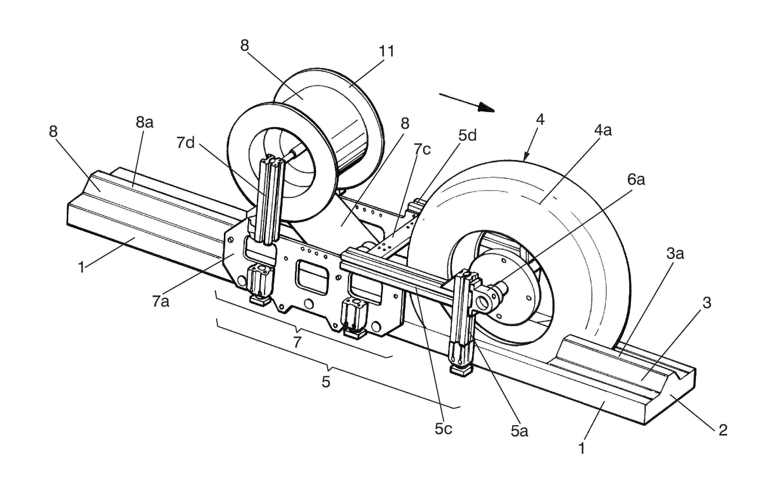 System for forming stacks of composite materials