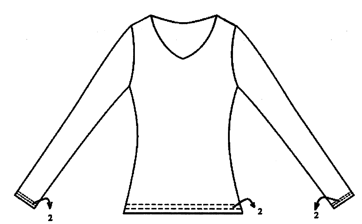 Double-layer-structure warm keeping knitted undergarment and preparing method thereof