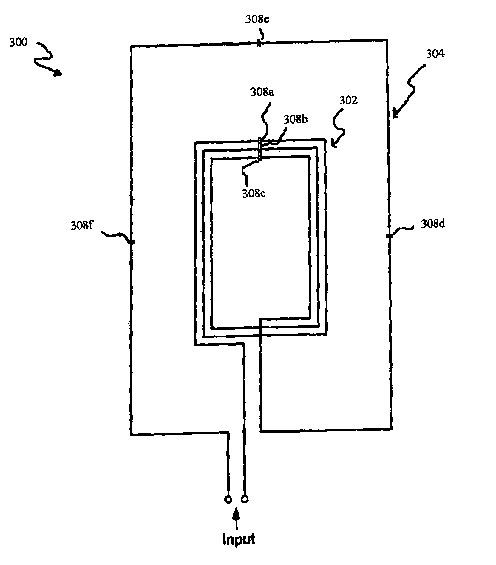 Phase compensated field-cancelling nested loop antenna