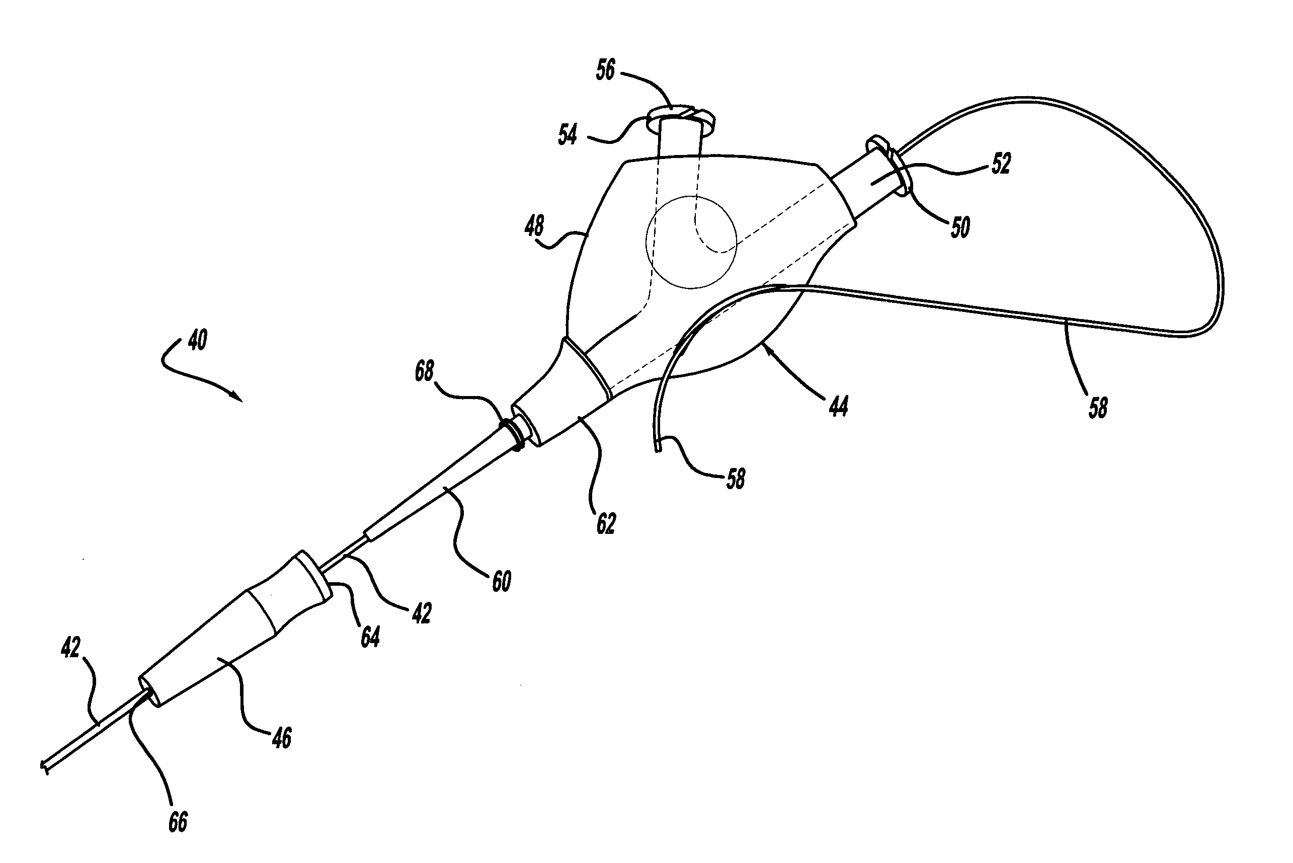 Gripper for catheter shaft