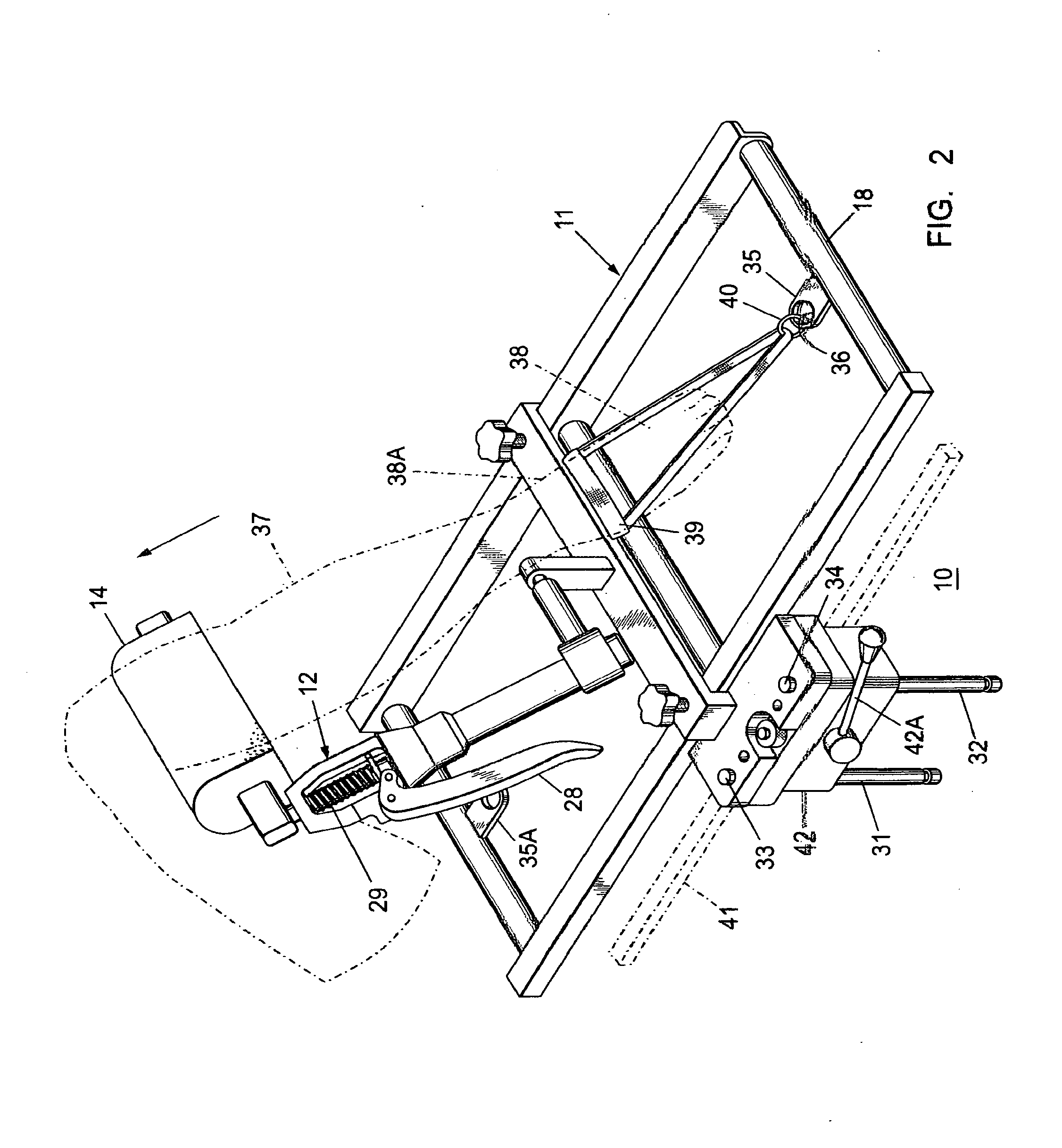 Modular distractor system for use in surgery