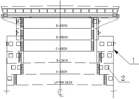 Dwelling zone antifreeze method applicable to arctic navigation ship