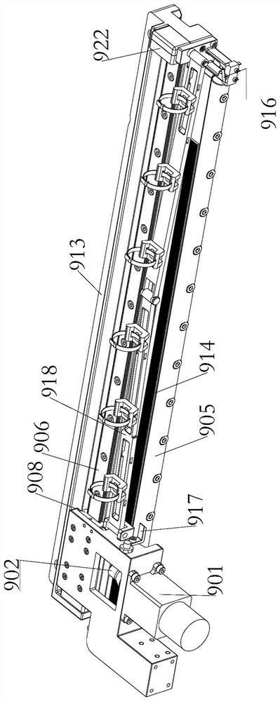 A driving device and exposure platform for optical inspection of materials outside the cabin