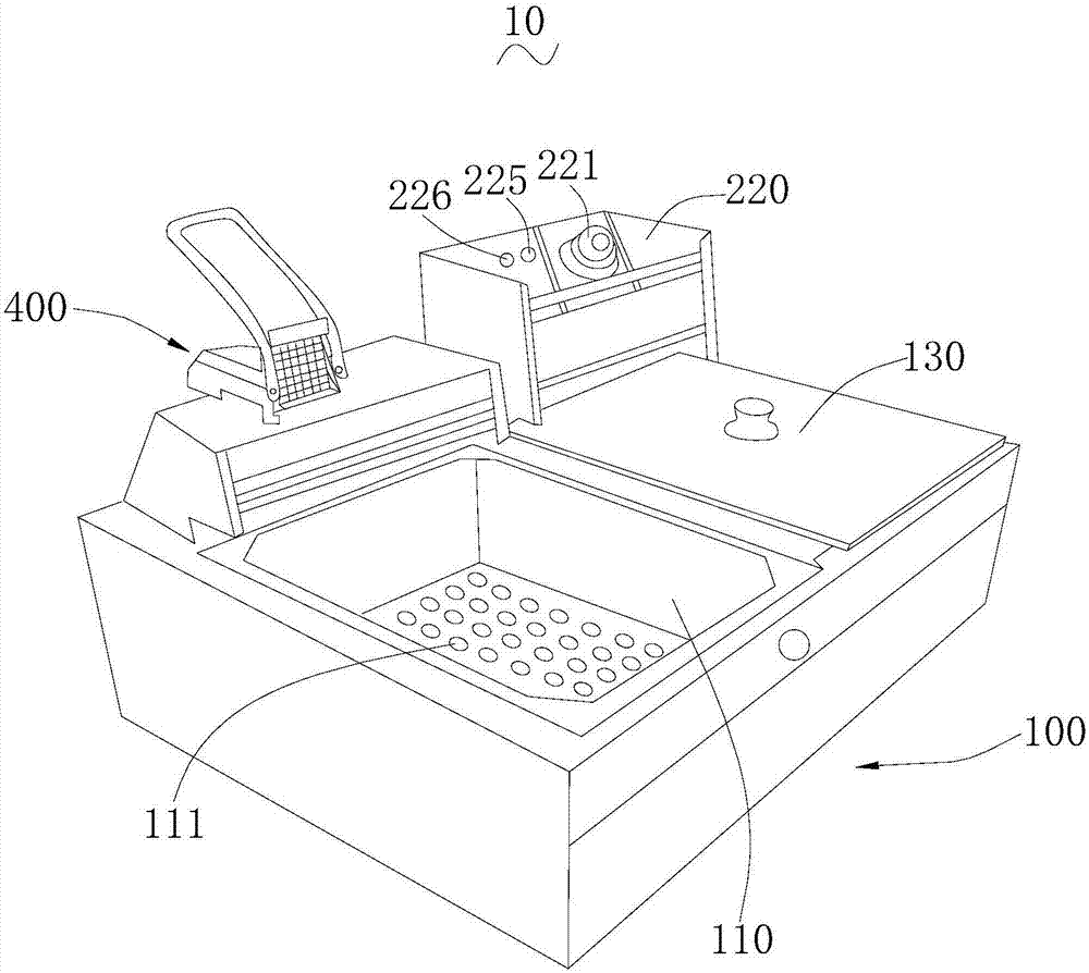 Chips frying machine