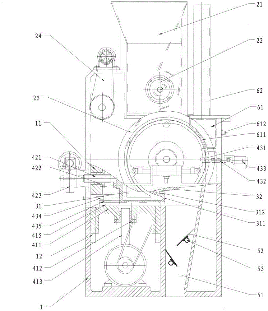 A high-efficiency and energy-saving material pulverizer