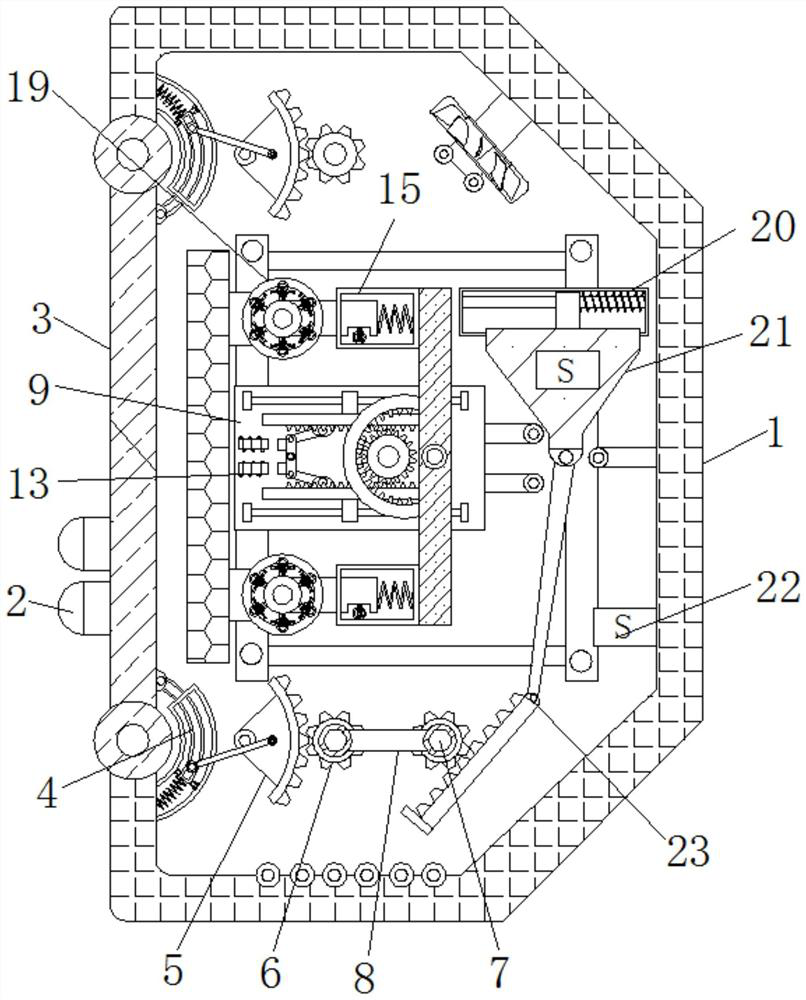 Service-oriented robot capable of conveniently storing and protecting screen in stretching mode, and convenient to use