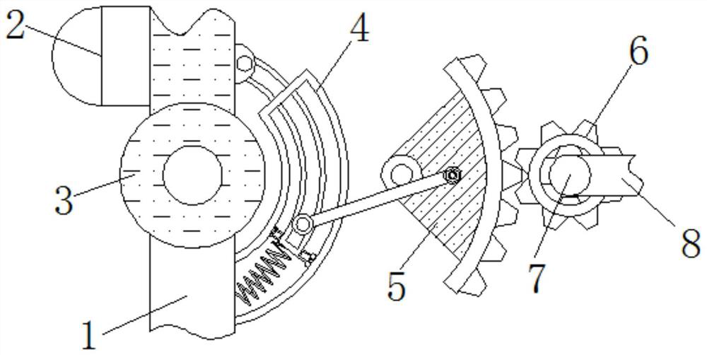 Service-oriented robot capable of conveniently storing and protecting screen in stretching mode, and convenient to use