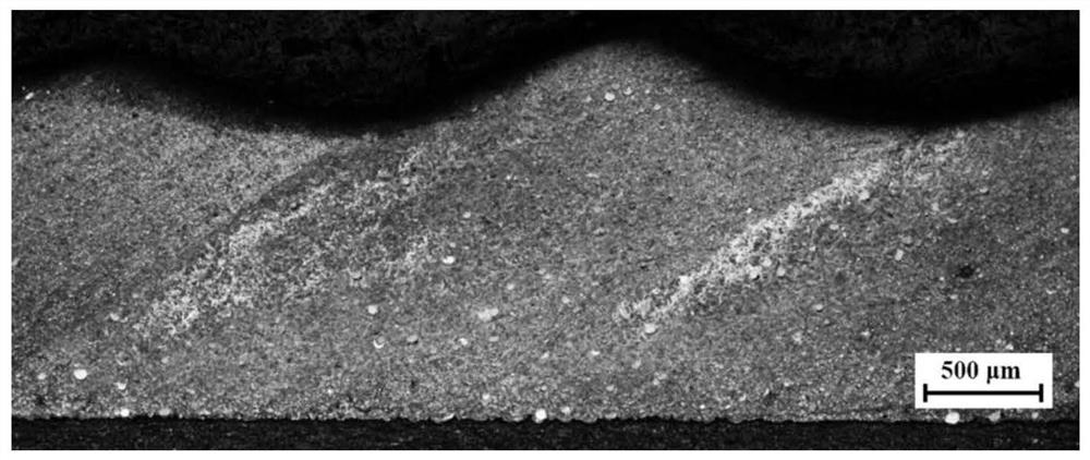 Preparation method of cobalt-based anti-cavitation coating of plastic deposition based on work hardening