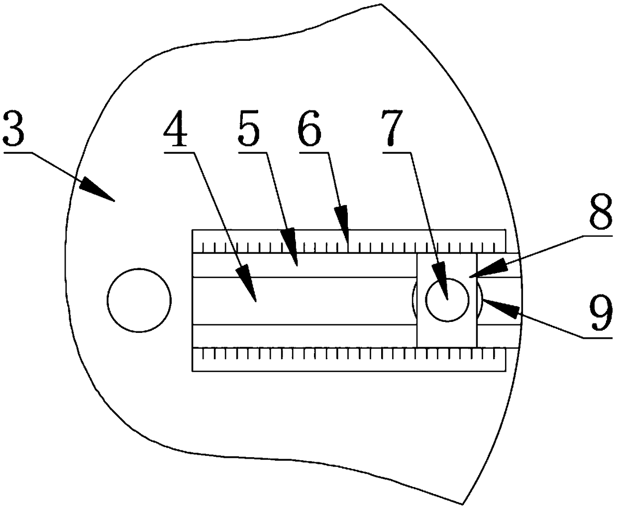 An adjustable equal-length steel pipe automatic cutting device