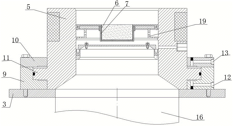 Magnetic-field isostatic press provided with film dry bag