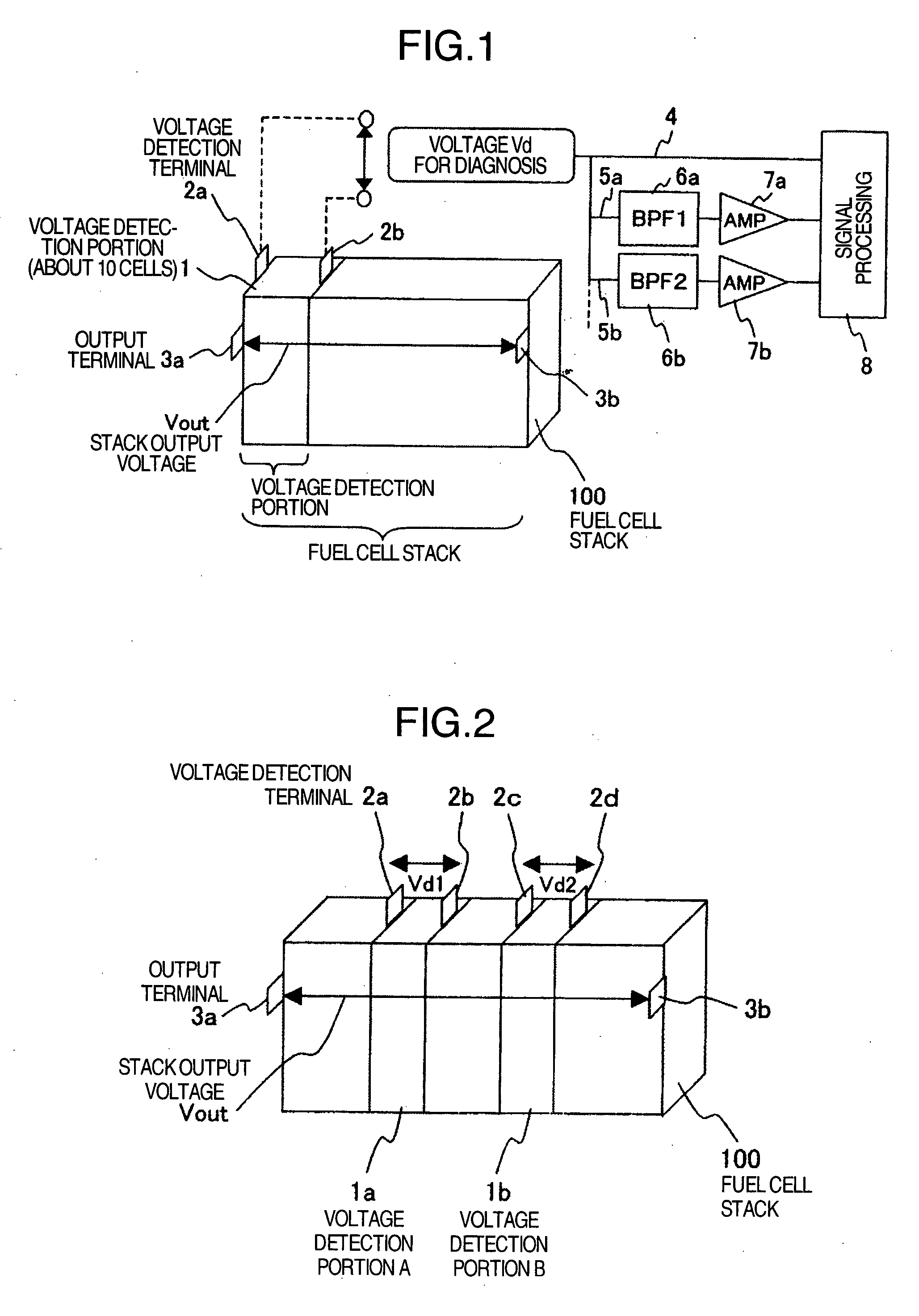 Fuel cell system and diagnosis system for the fuel cell system