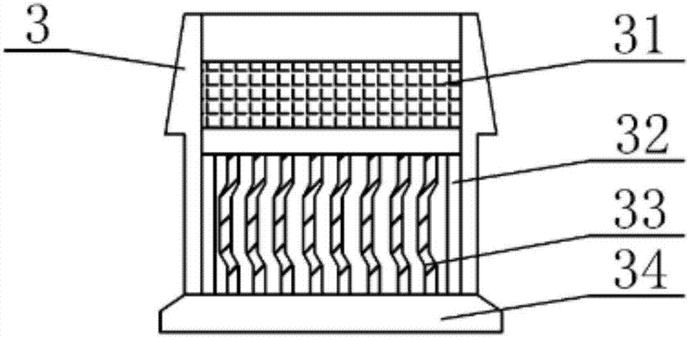 Environment-friendly disinfecting device for medical instruments of nursing department