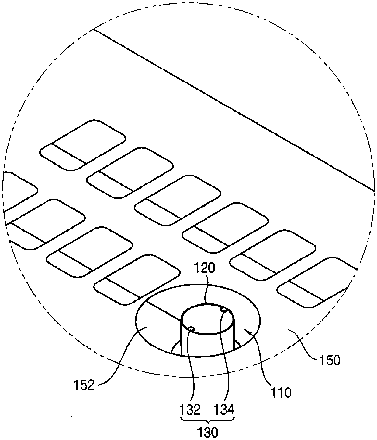 Exhaust gas guiding device for a construction machine