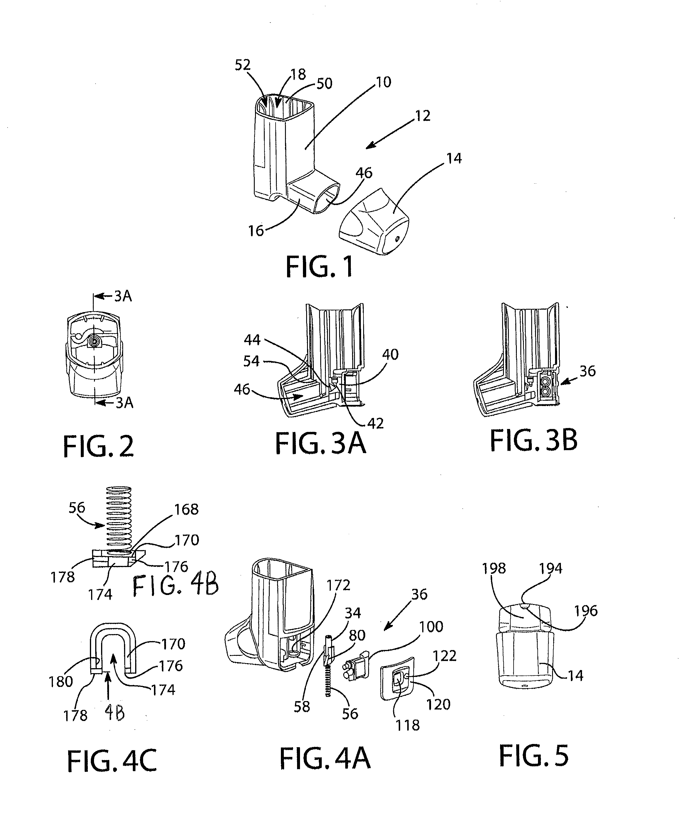 Dose counters for inhalers, inhalers and methods of assembly thereof