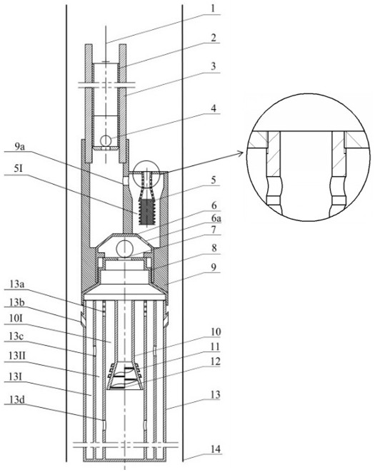 An exhaust sand control device for an oil well pump