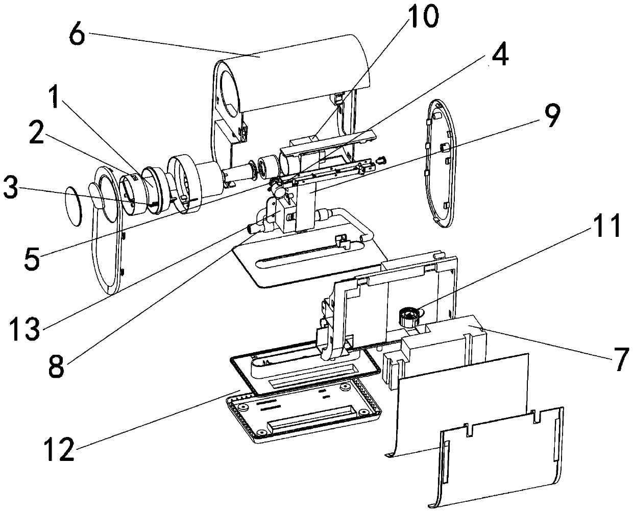 Nozzle structure and air sterilizer and humidifier containing same