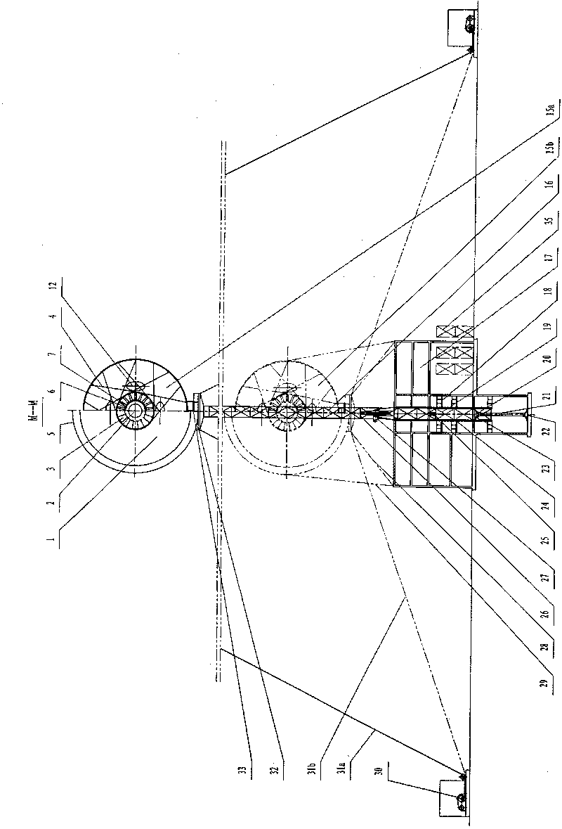 Self-elevating pylon diffuser wind power generating equipment